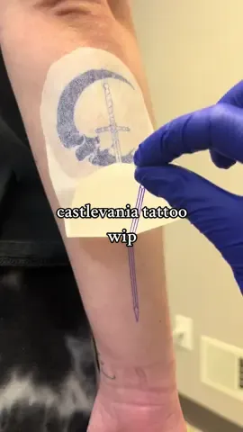 alucard nation rise up 🦇🗡️ #castlevanianetflix #castlevania #alucard #finelinetattoo #tattootiktok 