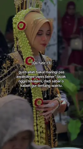 kabeh gur tentang wektu •sumber video: @Elok Wedding Mjk #jowostory #xyzbca #fyp 
