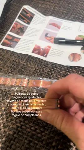 Pulseras de cobre Muy hermosas #pulserasdecobre #copperbracelet #pulcerasconimanes #tiktokshop #viral 