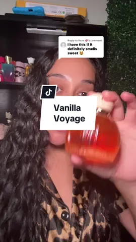 Replying to @livvv 💋 Vanilla Voyage Top: Caramel, Liquorice, Buttery Middle: Jasmine, Tonka, Honey Base: Vanilla, Musk, Ambery