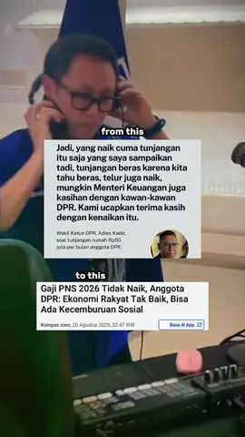 jadi lebih kasihan siapa? #tunjangan #dpr #pns #rakyat #viral #fypage #fypシ゚ 