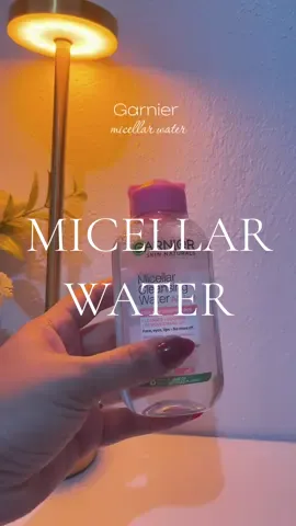 If you’re doing your skincare seriously, you know double cleansing is a must. 🫧 Use this pink micellar water on sensitive skin as well and other skin types. Garnier Micellar Cleansing Water Pink helps you say goodbye to residue and hello to moisturized, clear skin! #micellarwater #garniermicellarwater #doublecleansing #skincare #fyp 
