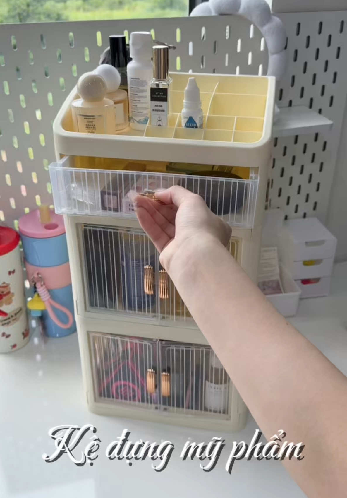 kệ đựng mỹ phẩm này xinh mà rẻ quá #xuhuong #kedungmypham #unboxing #dogiadung #dodecor 