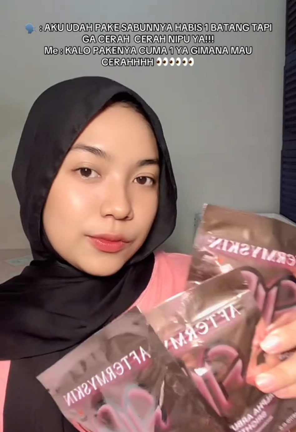 Heran bgttt cuma pake 1 batang tp minta cerah instan 😭 #aftermyskin #aftermyskinroutine #sabunaftermyskin #sabunviral 