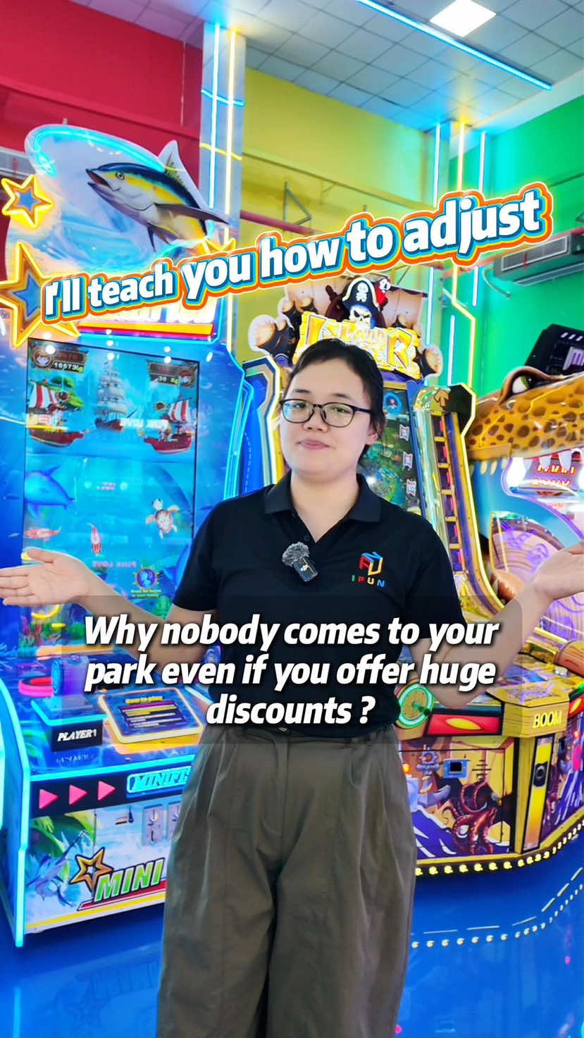 Why nobody comes to your park even if you offer huge discounts?👀🥲 #indoorplayground #fyp #arcade #arcadegame #trampoline #chinamanufacturer #business #owner #enterpreneur #import #park #owneroperator #pricing #pricingstrategy #psychology #showroom 