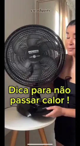 Ventilador de mesa 40 cm 6 pás com 3 velocidades Super Power - VSP-40-B Mondial  Gostou? Comente “eu quero” para receber o link 🔗🧡