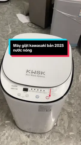 Máy giặt mini kawasaki bản cao cấp 2025 nước nóng   - khối lượng giặt tối đa 5kg  - chế độ giặt tích hợp vắt , sấy   - nắp mặt kính gương bản đẹp   - chế độ giặt nước nóng lên đến 90 độ  - lồng giặt inox nguyên khối  -… #maygiatmini #maygiatminikawasaki #kawasaki #maygiat #kawasakivietnam 