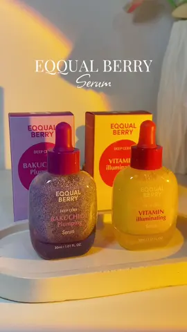 EQQUAL BERRY Bakuchiol Plumping Serum. A gentle retinol-alternative that keeps your skin youthful & radiant—without the irritation! EQQUAL BERRY Vitamin Illuminating Serum Goodbye dull, hello glow! 🍊 Packed with vitamins to brighten, even out skin tone & give you that lit-from-within radiance. ✨ #eqqualberry #bakuchiolserum #illuminatingserum #skincare #serum 