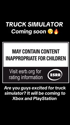 truck simulator will be available for a game pass on Xbox as well as PlayStation are you guys excited comment like and share?🔥😱