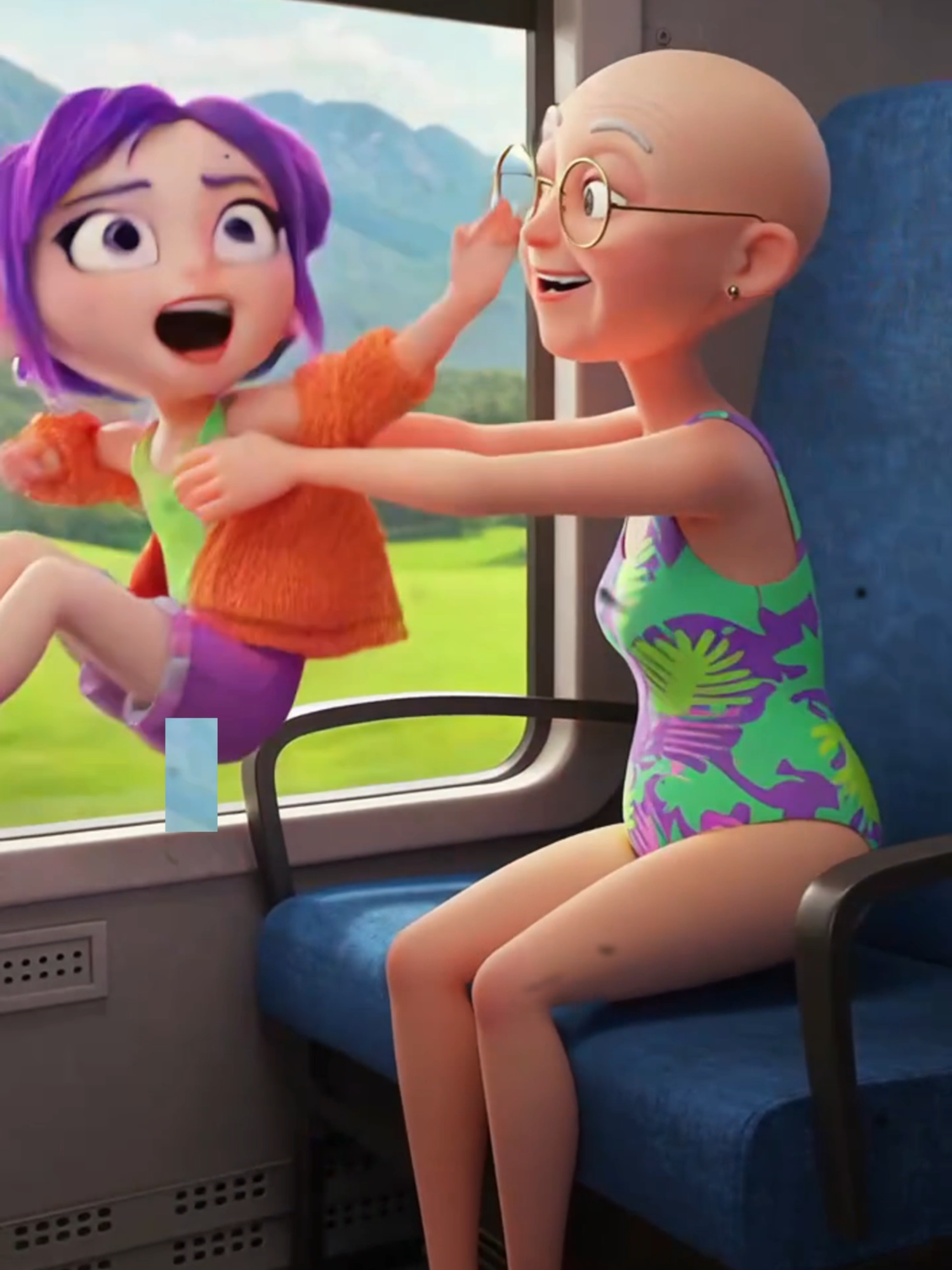 🐍A mysterious being saved Ana from the snake #ai #aistory #aivideo #funnystory #animation #humor #ediçãocriativa #cartoonsforkids