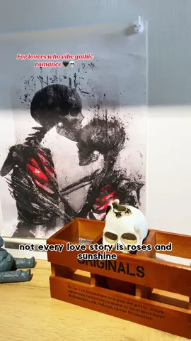 For lovers who vibe gothic romance 🖤💀 #GothicDecor #SkeletonCouple #WallArt #RomanticGoth #HomeAesthetic #DarkRomance #CanvasArt #RoomDecor #tiktokmademebuyit #dealsforyoudays #spotlightfinds #TikTokShopBackToSchool #tiktokmademebuyit2025 #spookyseason 