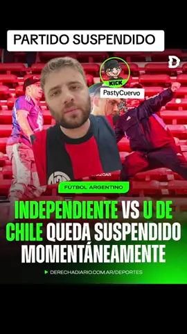 INDEPENDIENTE  ESTABA PERDIENDO LA SERIE PERO POR LOS INCIDENTES EL PARTIDO QUEDO SUSPENDIDO LOS CHILENOS ROMPIERON TODO #greenscreen 