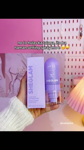 usong uso ngayon to e 🤫💜  #sheglam #settingspray #sheglamsettingspray #settingsprayrecommendation #sheglamreview 