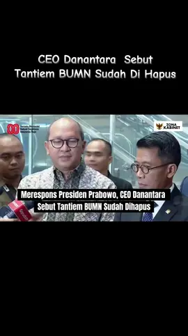 Bagus dong kalo sudah di hapus👍 Btw bagi yg belum tau apa sih arti dari Tantiem itu? Tantiem adalah penghasilan yang merupakan penghargaan yang diberikan kepada anggota Direksi, Dewan Komisaris, dan Dewan Pengawas BUMN setiap tahun apabila perusahaan memperoleh laba, atau diberikan kepada Direksi dan Dewan Komisaris Persero apabila terjadi peningkatan kinerj a Persero walaupun masih mengalami kerugian.