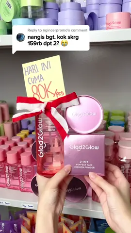🔥 G2G PAYDAY BIG SALE! GG’s NEW LOVE 💗 Kenalin nih 2in1 Cushion Powder dari G2G yang bikin kamu makin satset makeupan tanpa ribet dan bersihin muka lebih gampang pake G2G Cherry Micellar Water 🥰 Cuss checkout di TikTok Live G2G sekarang! #g2g #2in1cushion #pressedpowder #makeupset #g2gcushionpowder #fyp #mua #makeupartist #makeuppemula #beauty #favbeauty #makeup #cherrymicellarwater #micellarwater #makeupset 