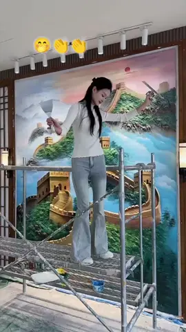 #tranding #awasome #tranding #liza #muralist 