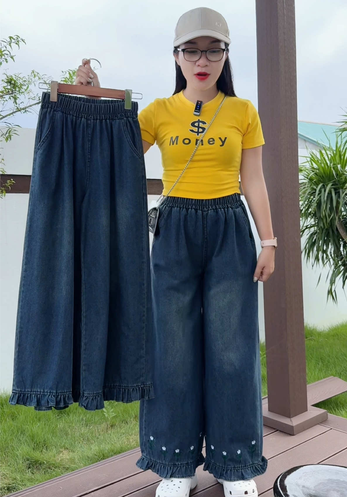 Quần jean ống suông mềm mát có size to giá đang rẻ #lanlan93 #quanjeanongsuong #trending 