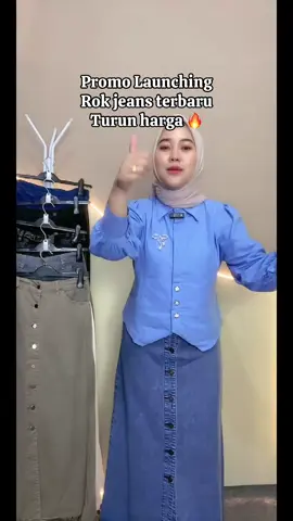 #tiktoklive #livehighlights kapan lagi kan ada rok jeans cantik harga murah 🔥 masuk live sekarang 🥰 #jointrend #trending #rokkoreanstyle 