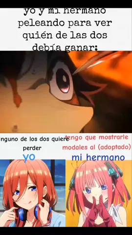 #miku_nakano la waifu suprema vs #nino_nakano la que le pega a futaro💙💜