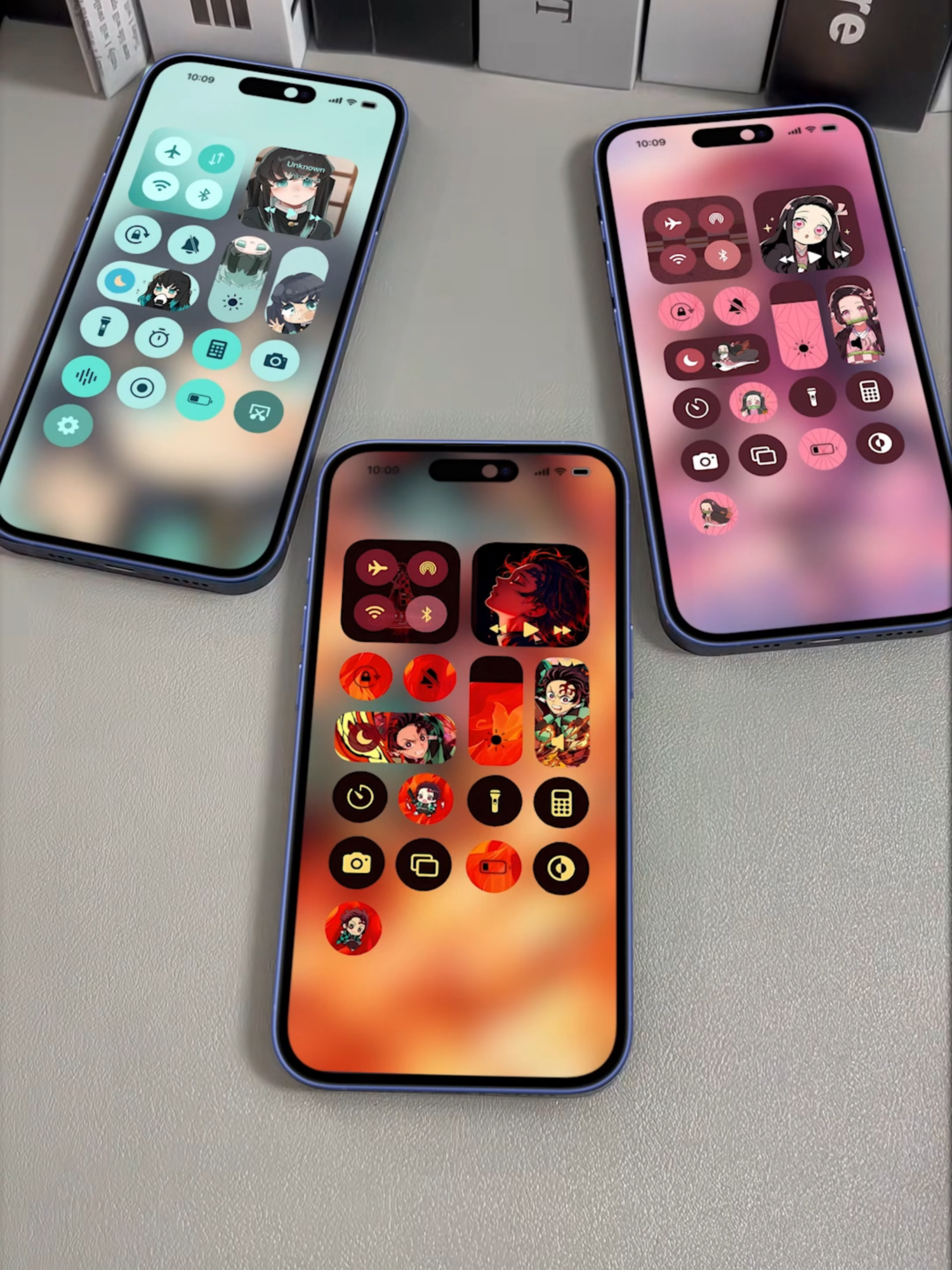 🎴 Slice through the ordinary — upgrade your phone with Demon Slayer energy! 🌄 Daily updates of epic anime vibes and powerful UI transformations 💨⚔️ #themie #lockscreen #controlcenter #theme #ios18 #ios26 #demonslayer