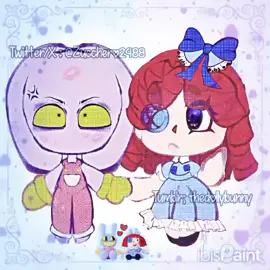 #BUNNYDOLL || I finished this drawing about four minutes before TADC episode 6 came out. It's the first time I've drawn a ship I like, and the first time I've drawn Jax... but not the first time I've drawn Ragatha. I want to draw all the TADC ships I like, so... idk.....I don't know what to say...I think I'll delete this soon..  #theamazingdigitalcircus  #ragatha #jax #speedpaint 