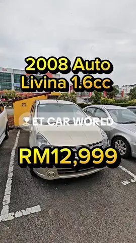🗓️2008 year 🚘Nissan Livina 1.6cc (A) 💥Jual Harga RM12,999‼️ 📍Area Skudai Johor Minat Boleh Whatsapp ⬇️⬇️ 📱Ol2 - 2O3 6696 Ah Hong #livina #usedcar #skudai #johor #fyp 