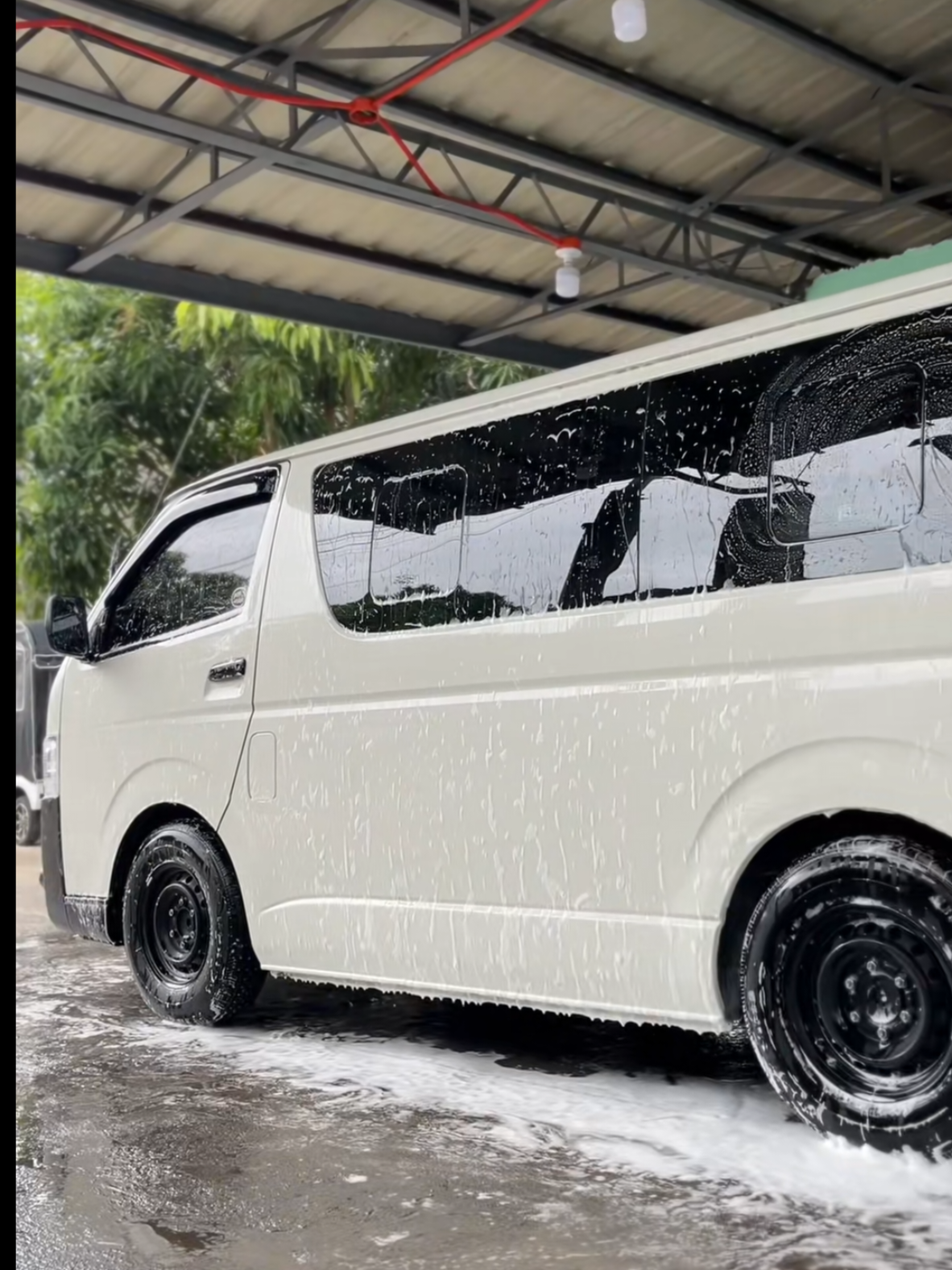 Linis at ligo muna tapos akyat ng Baguio ☺️ #vacation #vanlife #carental 