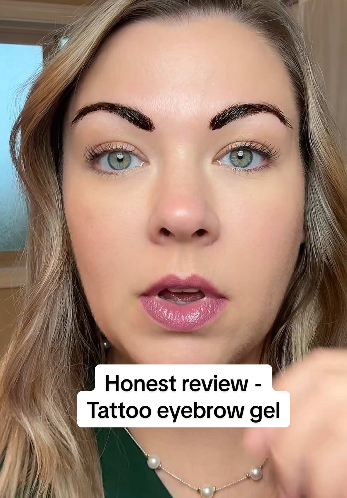 Honest review - Easy peel off tattoo eyebrow gel! #eyebrowgel 