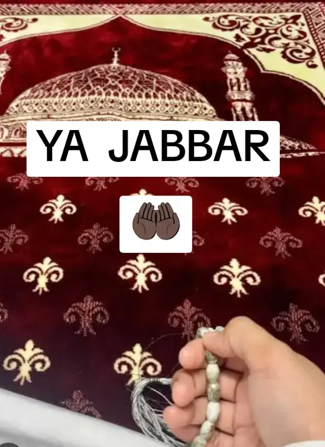 #Dzikir yg d maksud adalah dzikir Yaa jabbar,yg mengambul nama Allah ,Ya jabbar dari Asmaul Husna. Al jabbar adalah salah satu sifat Allah yg menggambarkan kekuasaa NYA yg tdk dpt d ganggu gugat oleh siapapun jga.Dzikir Yaa jabbar di percaya memiliki kekuatan utk meredam skt hati dan menguatkan keyakinan akan keadilan illahi. #dzikir #Allahmahamembalas #Alahmahaberkuasa #allahmahabaik❤️ 