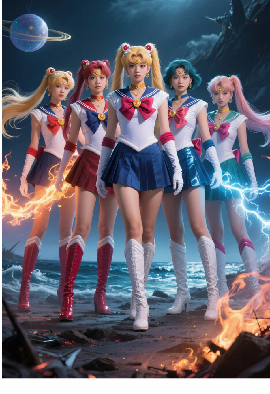 ✨🌙 Bagaimana kalau Sailor Moon itu nyata? 10 gadis cantik Indonesia dengan kekuatan kosmik — dari cahaya bulan sampai kehancuran Saturnus. Setiap tokoh tampil dengan kostum ikonik versi live action. Dan ya... bahkan Luna hadir dalam wujud manusia. Sailor Saturn tampil nyata dengan gaya sinematik yang memukau! 💫🔥🌊⚡️🌀 #SailorMoonRealLife #SailorSenshi #AnimeJadiNyata #GadisAjaib #KostumSinematik    