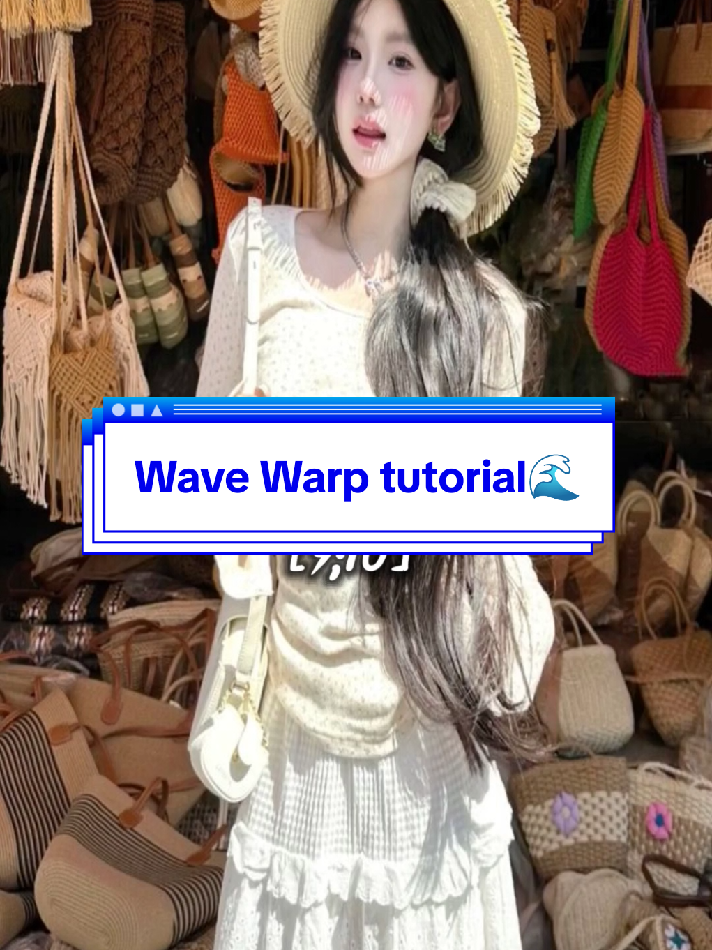 Wave Warpပုံပြောင်းနည်း🌊Basic#alightmotiontutorial #editingtutorial #alightmotion #fyp #fyppppppppppppppppppppppp 