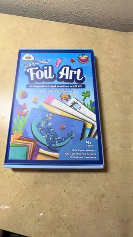 It is pretty cool if I do say so myself! You have to get one of these foil art kits!! #foilartcraftkit #zmlm #foilart #kidscrafts #foilart 