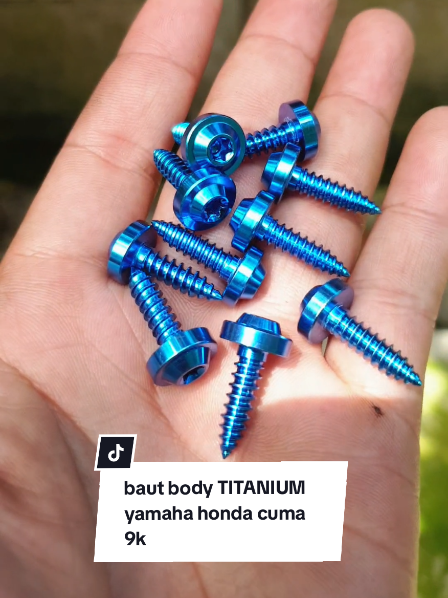 baut body TITANIUM yamaha honda #bauttitanium #bautbodymotor #bautbodyyamaha #bautbodyhonda #bauttitaniummurah 