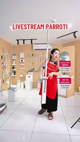 Săn ngay cây lau nhà tự vắt trong livestream Parroti #tiktoklive #livehighlights #fyp #xuhuong #parroti 