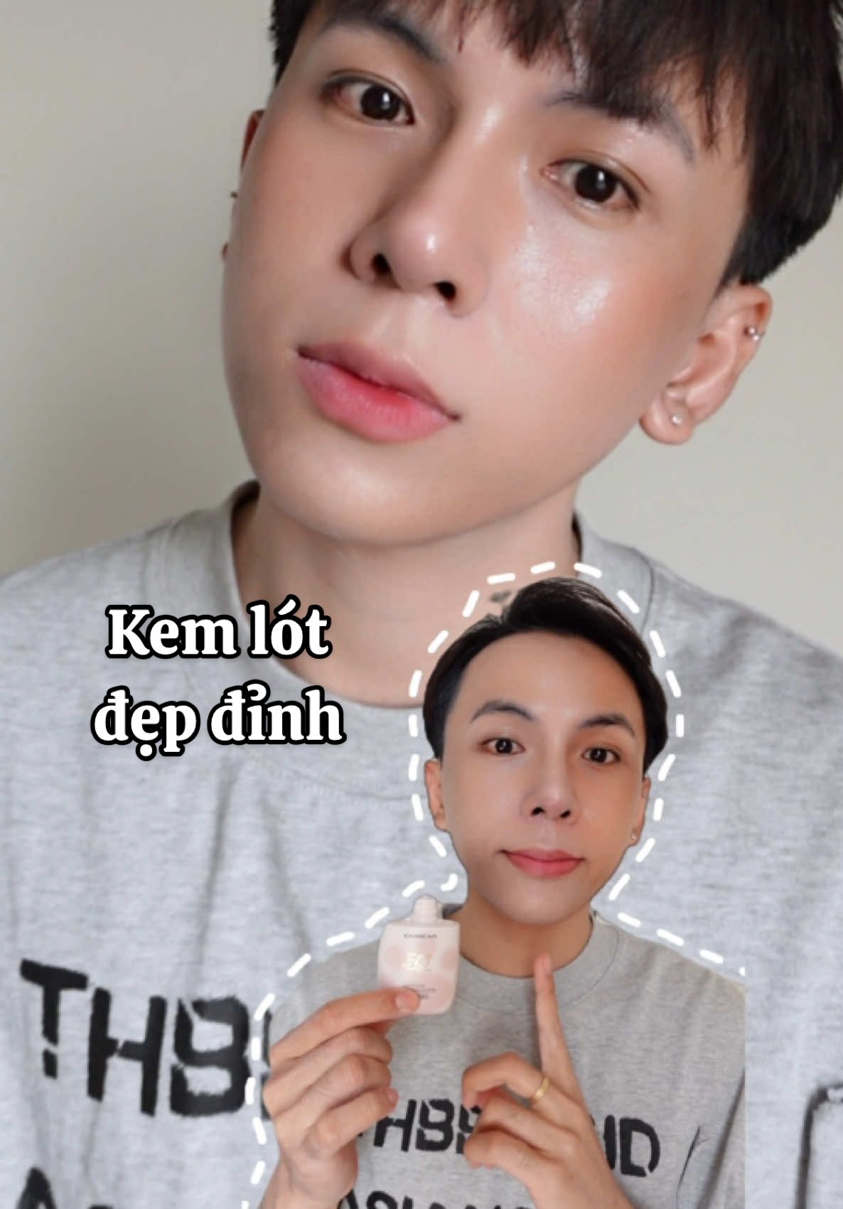 Kem lót mà đẹp như kem nền mấy má #phuocphuoc11 #goclamdep #makeup #kemlotchongnang #CarslanSuperBrandDay 