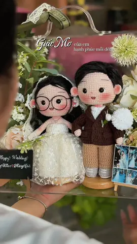Cặp cdcr này cưng quá❤️ #hacmoclen #moclentheoyeucau #danmoclen #moclen #viral #cdcr  #happywedding  #gift #boxhoa🌸 #amigurumi #thinhhanh 