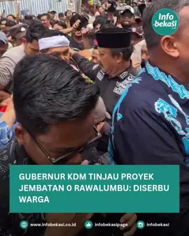Gubernur Jawa Barat Dedi Mulyadi ke Bekasi hari ini dalam sejumlah agenda. Setelah dari Mustikajaya, KDM ke Rawalumbu meninjau proyek pembangunan polder air di Rawalumbu Utara dan proyek revitalisasi jembatan 0 Rawalumbu. 