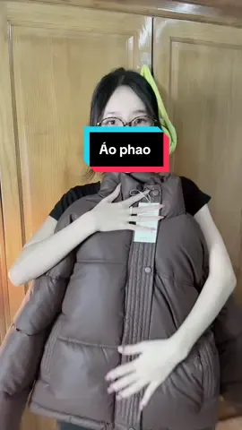 Áo phao xinh iu màu nâu Tây sang #vananhtaphoa #aophao #aophaonu 