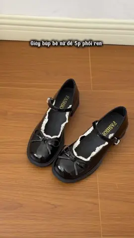 Giày búp bê nữ đế 5p đính nơ phối ren xinh xắn 😍 #giaybupbe #giaynu5p #giayxinh #viral #CapCut 