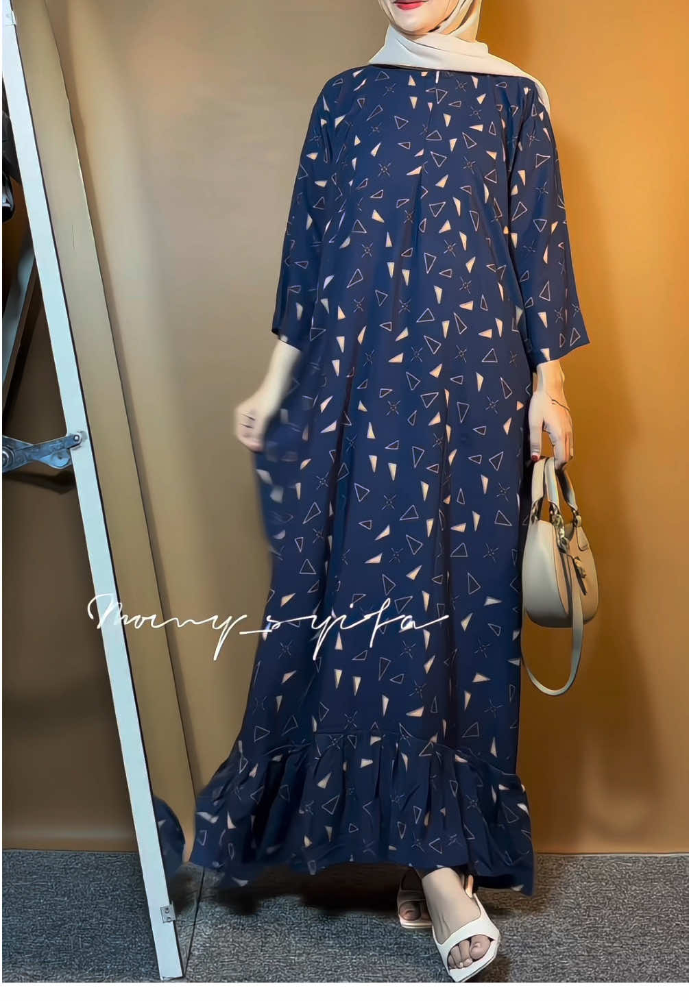 Dress rayon motif ayana gak ada yg gagal🔥 #dress #mididress #rayonpremium #outfitideas 