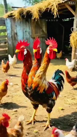 তিন মাথা ওয়ালা মোর। 