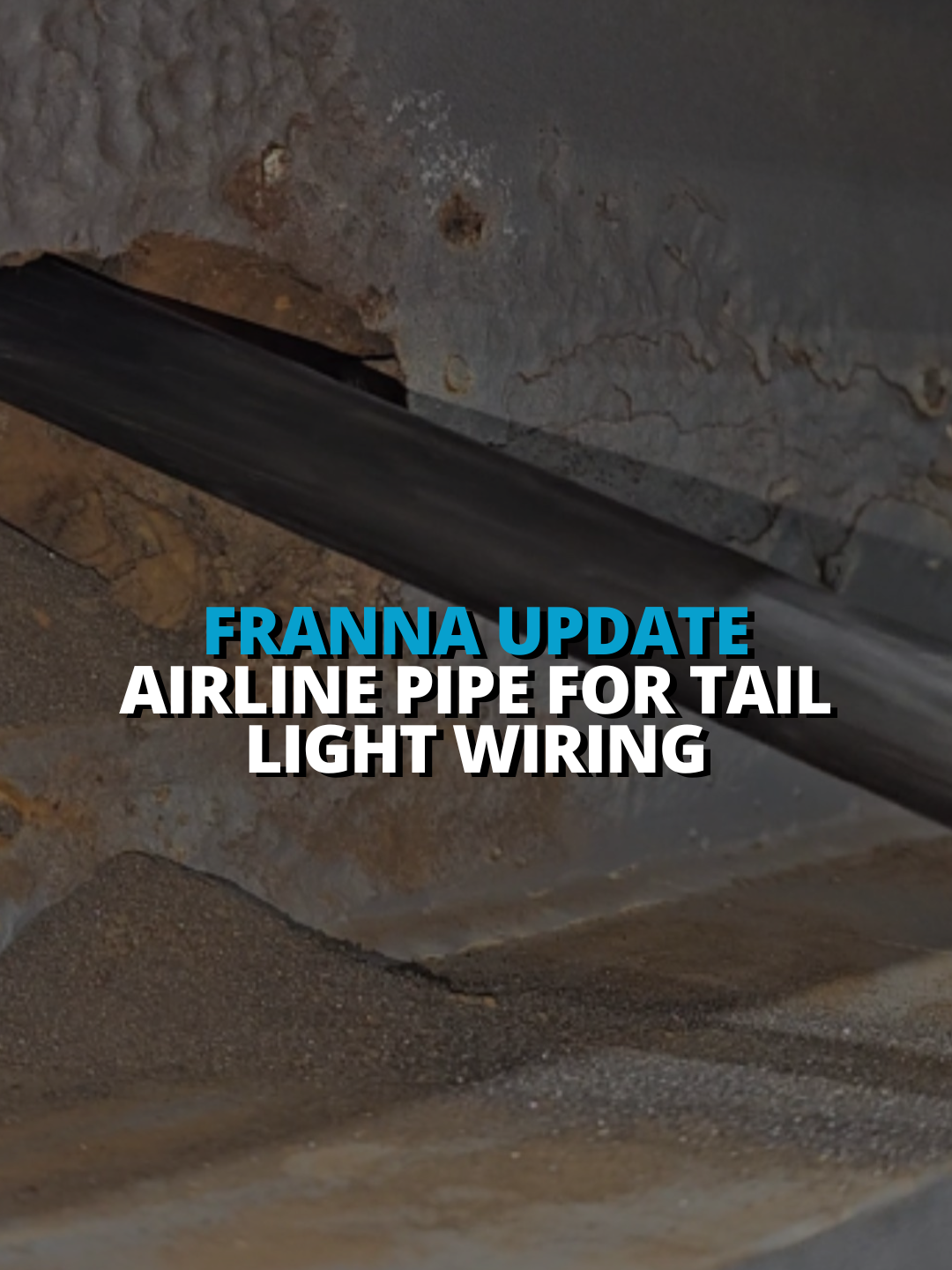 After a few attempts and plenty of persistence, we finally punched through the corroded holes and threaded the airline pipe for the wiring. 👊 Sometimes it’s the small wins that make the biggest difference! #CuttingEdgeEngineering #FrannaProject #WorkshopLife #Fabrication