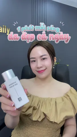 Nâng tông nhẹ, lớp finish căng bóng. Chỉ số chống nắng SPF 50+, PA++++. #chongnang #ngocquidaily #viral 