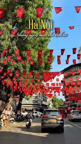Lượn 1 vòng HN là thấy tràn gập lá cờ đỏ sao vàng làm con tim lại bồi hồi#80NamThanhLapNuoc #yeuvietnam #TuHaoLaNguoiVietNam #hanoi 