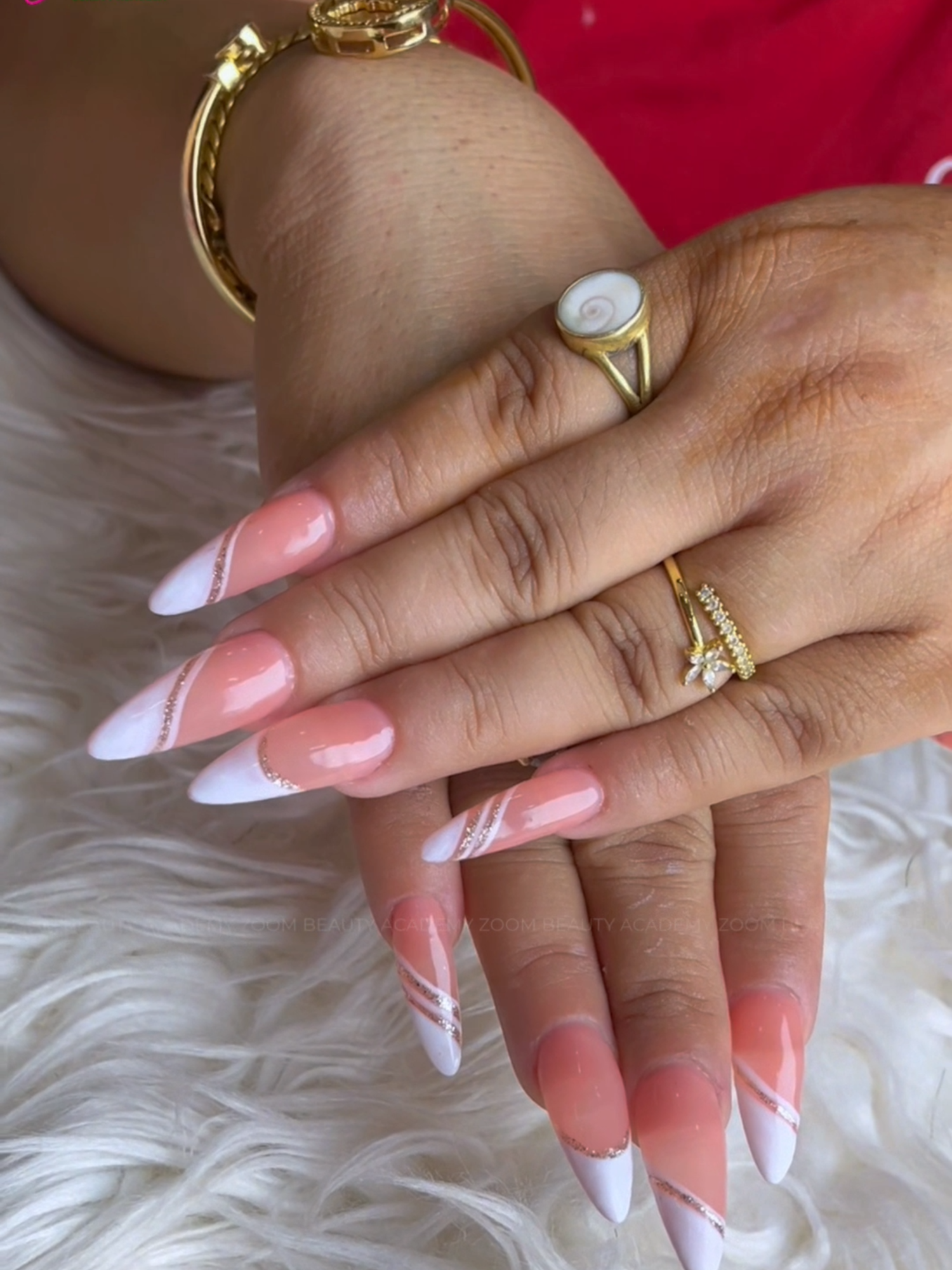 ✨ Elegant simplicity never goes out of style ✨ Soft peach base with crisp white tips and a touch of glitter — the perfect classy nails for every occasion. 💅🤍✨ ZoomBeautyAcademy #zoomnepal #zoombeautycosmetic #letsgrowtogether2025 #23yearsOfExcellence #bestbeautyacademyinnepal #bestbeautyacademyinkathmandu #BestBeautySaloninNepal #bestnailsacademyinnepal #bestmehendiartsacademyinnepal #no1beautyacademyinnepal #bestbridalmakeupinnepal #bestpmuserviceinnepal #NailArtistry