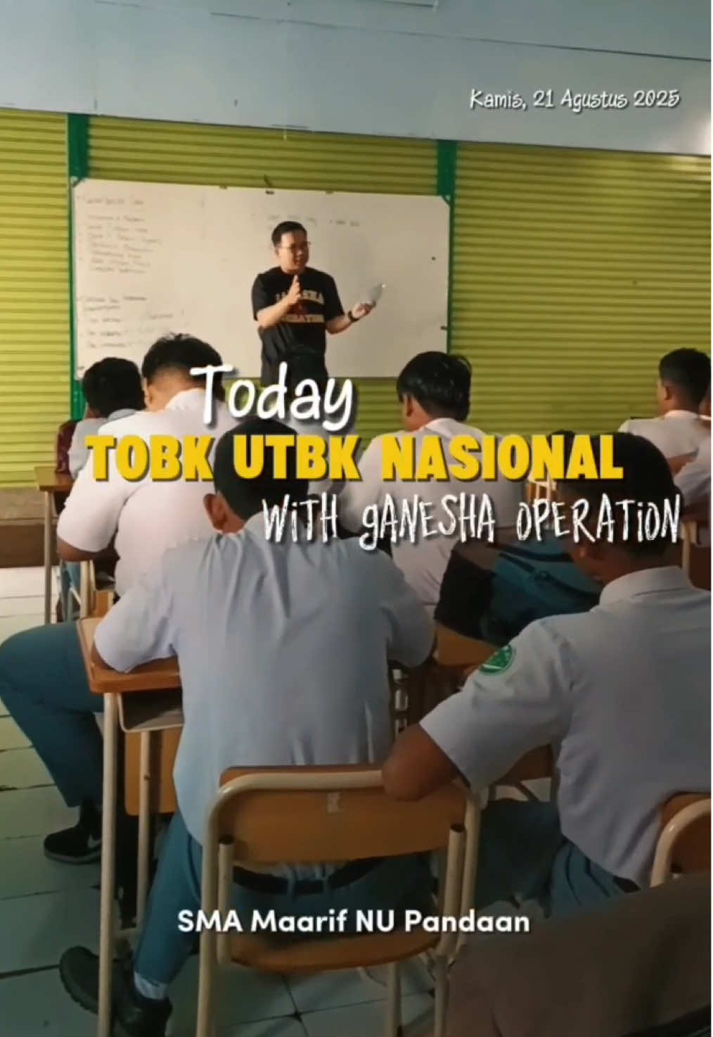 Try out hari ini, bekal untuk UTBK sesungguhnya! Mari kita maksimalkan setiap kesempatan untuk belajar dan berkembang👩🏻‍🎓 #tryoututbk #PersiapanUTBK #SiapSNBT #ganeshaoperation 