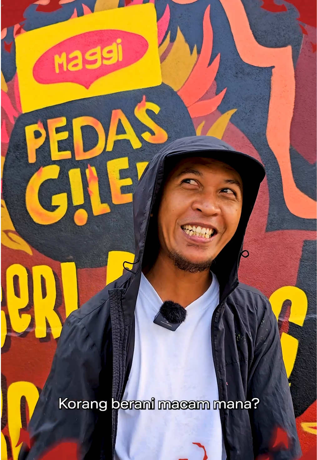 Sentuhan Abdul Rashade memang BERANI 🔥​ Cer share apa tu Berani bagi korang! Kalau lalu Mural Berapi kat SS15, Subang Jaya ni, ambil gambar style2 okey! ​ Jangan lupa tag MAGGI Malaysia 🙌🏽 #SelangorBerapi #MAGGIPedasGiler #BeraniBerapi @Abdulrashade 