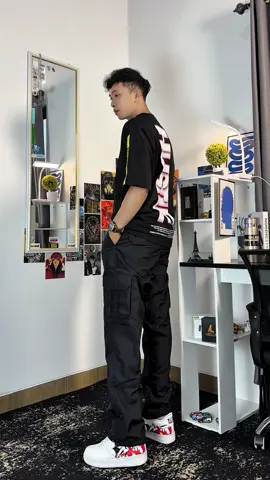 Makin keren dengan kaos oversize HSTL 🔥#kaosversize 