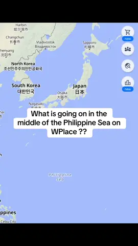 What is going on in the middle of the Philippine Sea on WPlace ?? #wplace #wplacelive #pixelart 