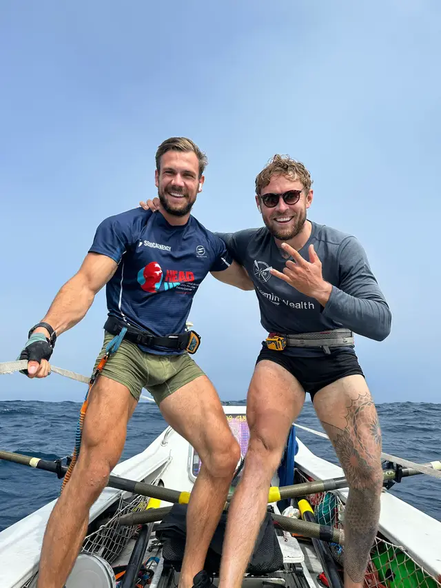 We just wanted to say a massive well done to the Team United We Conquer lads after completing their record breaking North Atlantic Crossing - Raising over £100k for Head Up Charity 👏🏼  It’s safe to say the Slow is Smooth Boxer Endurance testing was a success 🚣‍♀️ ✅  Super proud of @Adam Radcliffe , Brucey, Nutty and of course ITDG’s great mate @jackjarvisfit efforts… So good to see them back on dry land! Proud to have “saved your asses” 🫡🚣‍♀️ Legends! #Rowing #NorthAtlantic #Crossing #RecordBreakers #ITDG                 